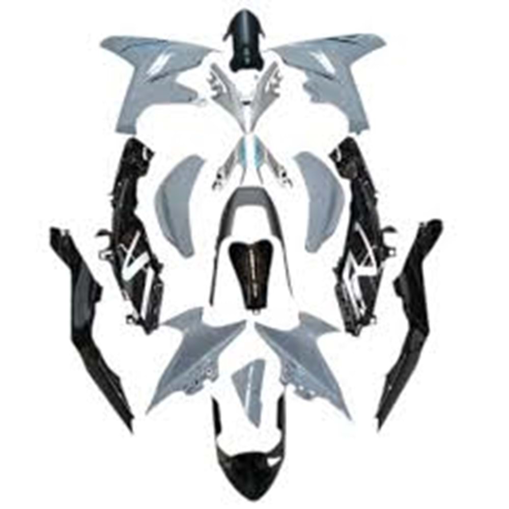 KAPORTA SETİ SR 250 NARDO GHOST GRİ STİCKERLI