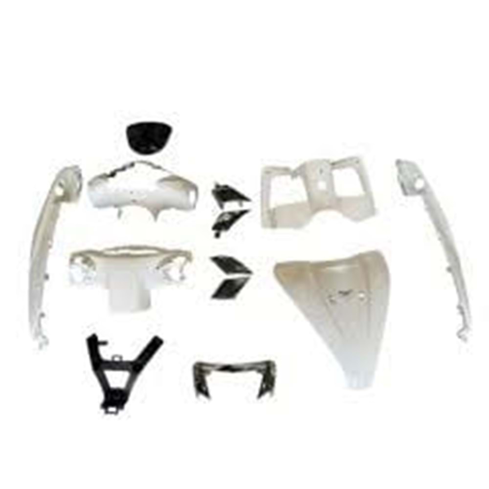 KAPORTA SETİ PLASTİK AKSAM JUPITER 125 BEYAZ