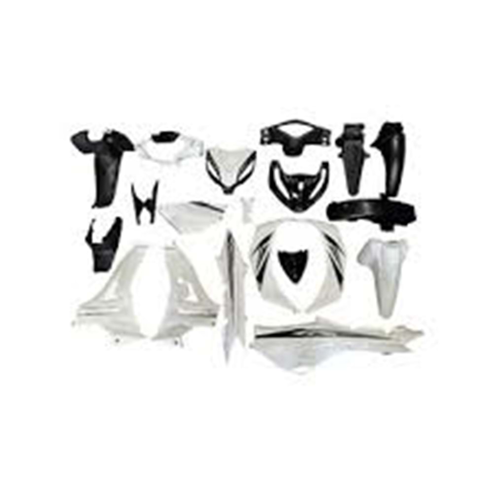 KAPORTA SETİ RKS SNIPER 50 BEYAZ