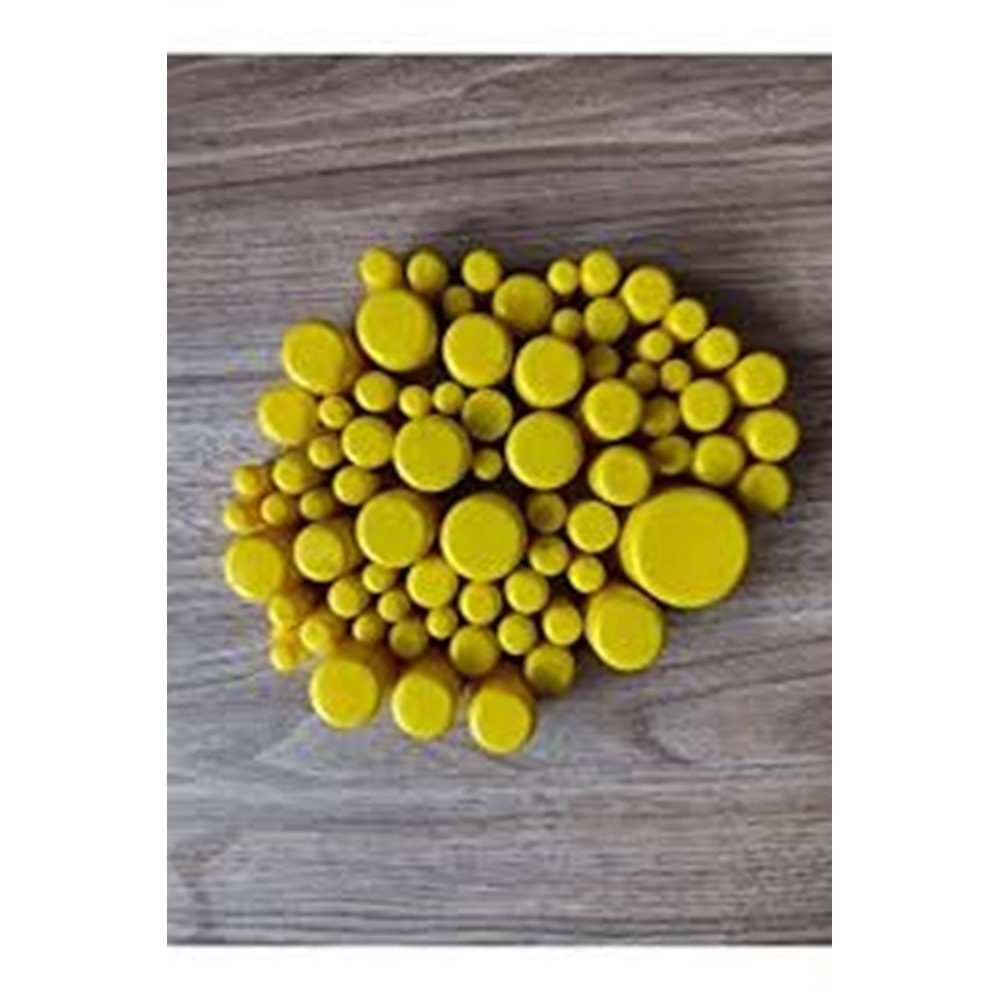 AKSESUAR RENKLİ VİDA TAPA TAKIMI (SARI-KIRMIZI)