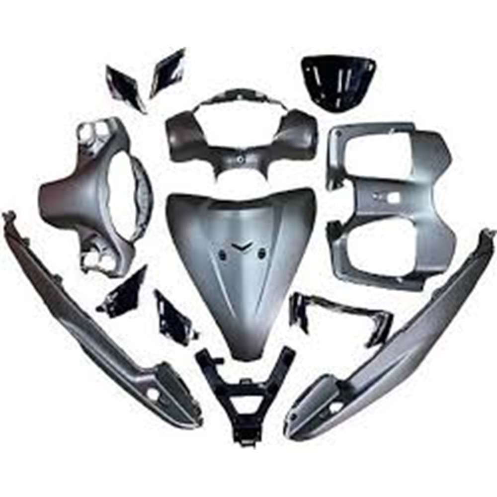 KAPORTA SETİ PLASTİK AKSAM JUPITER 125 GRİ