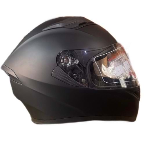 KASK FULL FACE VİZÖRLÜ MAT SİYAH (XL)
