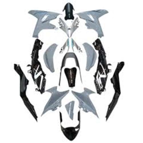 KAPORTA SETİ SR 250 NARDO GHOST GRİ STİCKERLI