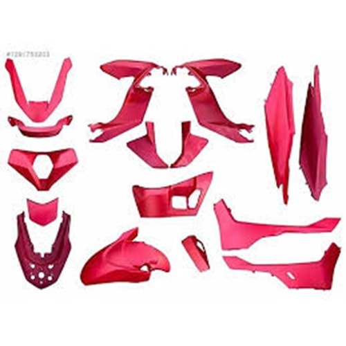 KAPORTA SETİ KIRMIZI PCX 125 2025 DELUXE 15 PARÇA