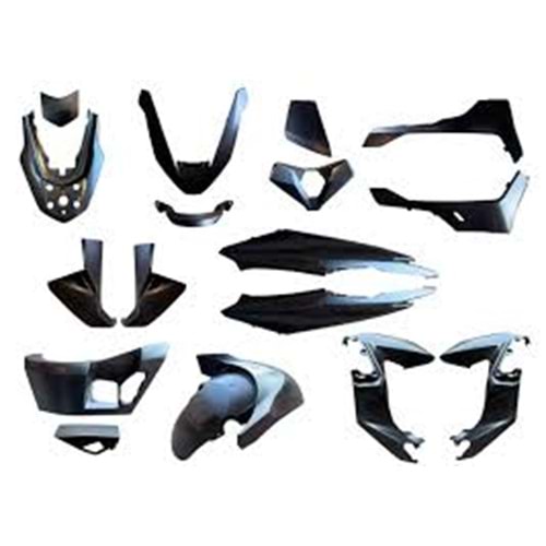 KAPORTA SETİ SİYAH PCX 125 2025 DELUXE 15 PARÇA
