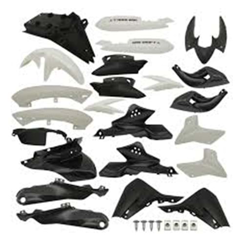 KAPORTA SETİ BEYAZ DRIFT L 23 PARÇA STİCKERLI