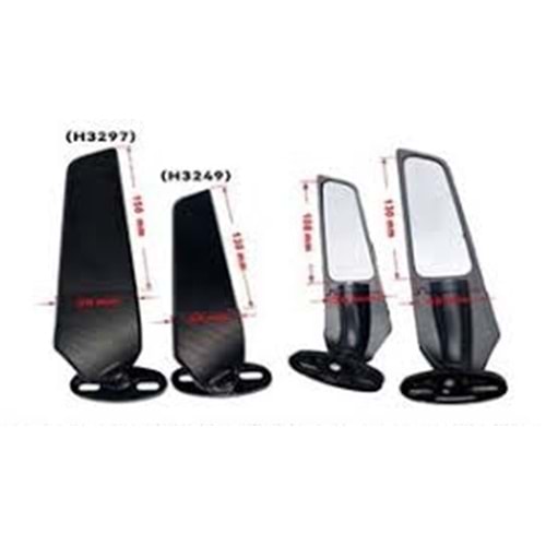 AYNA MODİFİYE GRENAJ BAĞLANTILI METAL BEYAZ CAM H3297