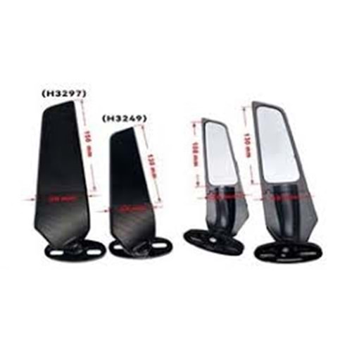 AYNA MODİFİYE GRENAJ BAĞLANTILI METAL MAVİ CAM H3249