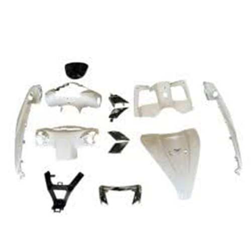 KAPORTA SETİ PLASTİK AKSAM JUPITER 125 BEYAZ