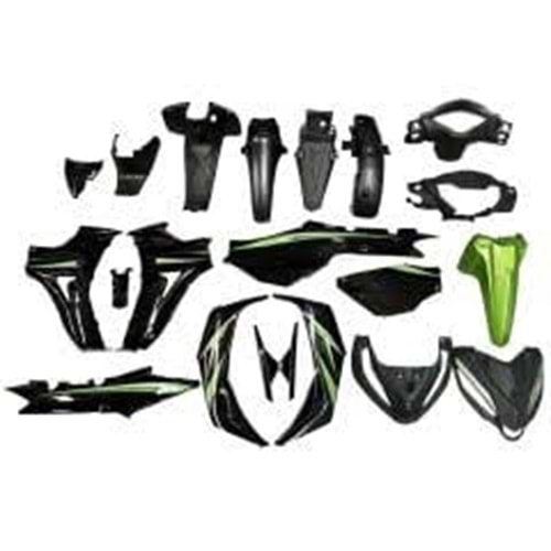 KAPORTA SETİ RKS SNIPER 50 YEŞİL STİCKERLI