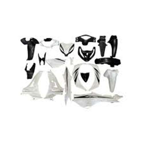 KAPORTA SETİ RKS SNIPER 50 BEYAZ