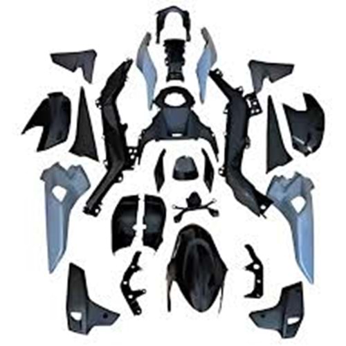 KAPORTA SETİ NK 250 NARDO GRİ 17 PARÇA STİCKERLI