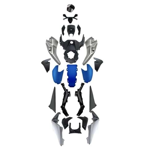 KAPORTA SETİ KOMPLE NK 250 MAVİ