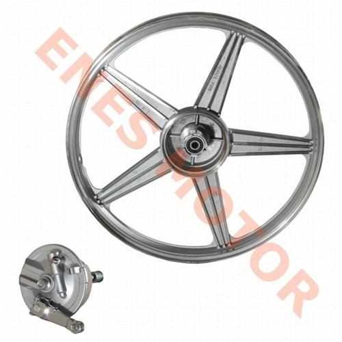 ÖN JANT ALİMİNYUM KOMPLE 1,40x18 KÜÇÜK KAMPANA CG+ KAMPANA BALATA DAHİL
