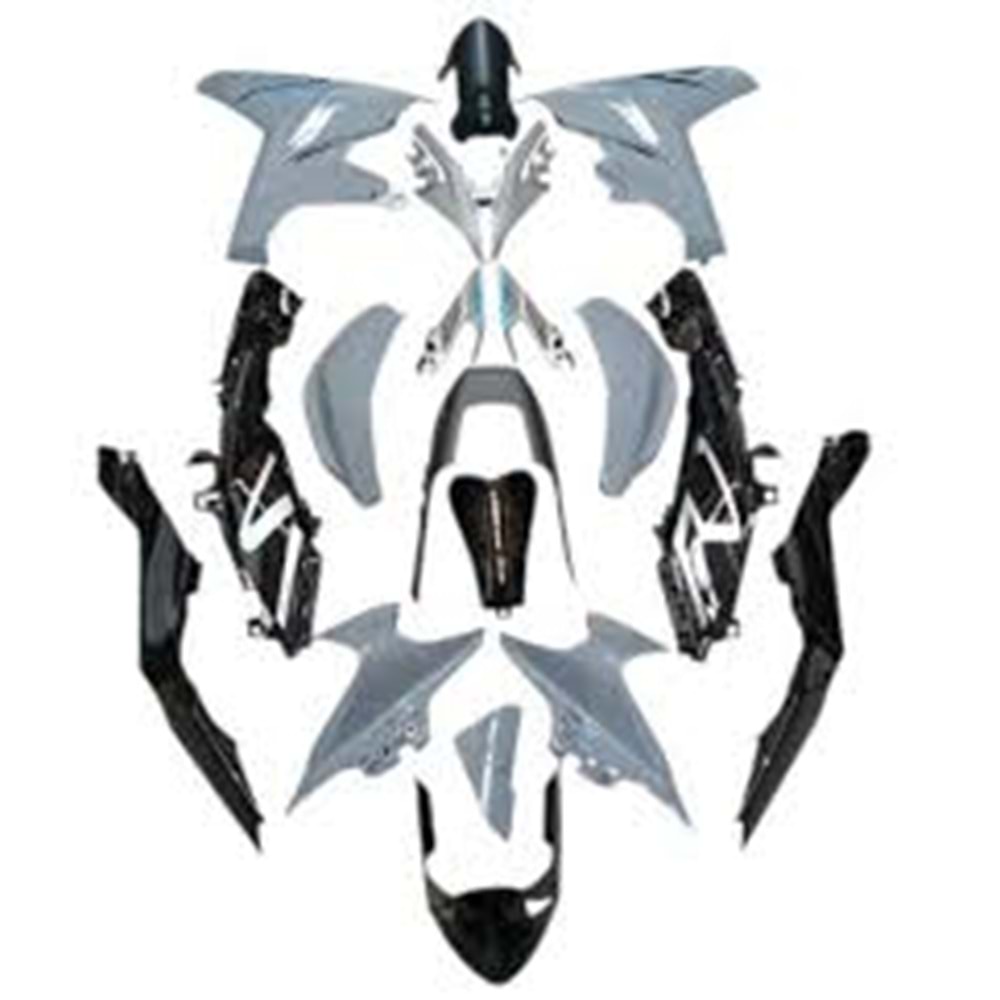KAPORTA SETİ SR 250 NARDO GHOST GRİ STİCKERLI
