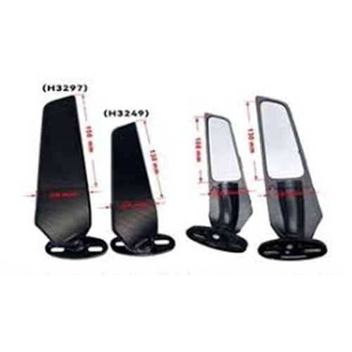 AYNA MODİFİYE GRENAJ BAĞLANTILI METAL BEYAZ CAM H3297
