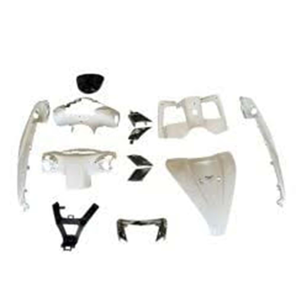 KAPORTA SETİ PLASTİK AKSAM JUPITER 125 BEYAZ