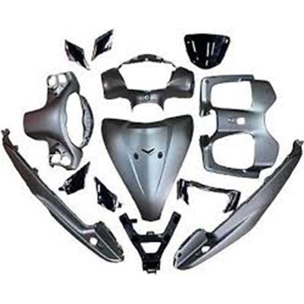 KAPORTA SETİ PLASTİK AKSAM JUPITER 125 GRİ
